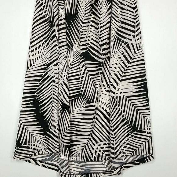 🎁5/$25 GEORGE Dress Womens Size XL Short Sleeve Summer Dress | Black and White - Picture 7 of 8